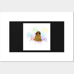Adorable Brown Dog Posters and Art